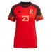 Camisa de time de futebol Bélgica Michy Batshuayi #23 Replicas 1º Equipamento Feminina Mundo 2022 Manga Curta